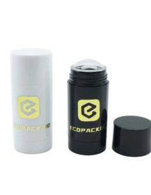Wholesale 15g 30g 50g 75g Deodorant Plastic Containers Bottom Fill Empty Stick Deodorant Bottle White Black for Sun Stick