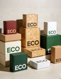 Biodegradable Eco-Friendly Disposable Gift & Craft Cardboard Packaging Boxes Vanishing Printing Custom Sizes Recycled Materials