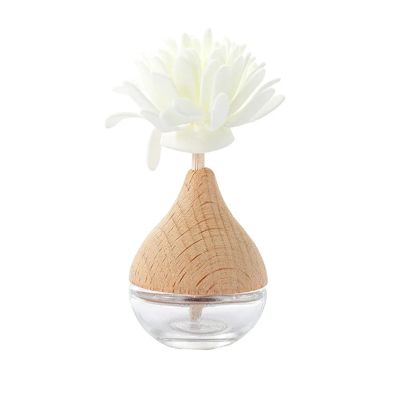 Essential Oil Diffuser Hanging Perfume Car Bottle air Freshener with Wooden for Car - 图片 5