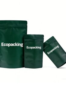 Custom Printed Food Biodegradable Plastic Packaging Coffee Bags with Food Zipper for Stand-up-packaging-pouch