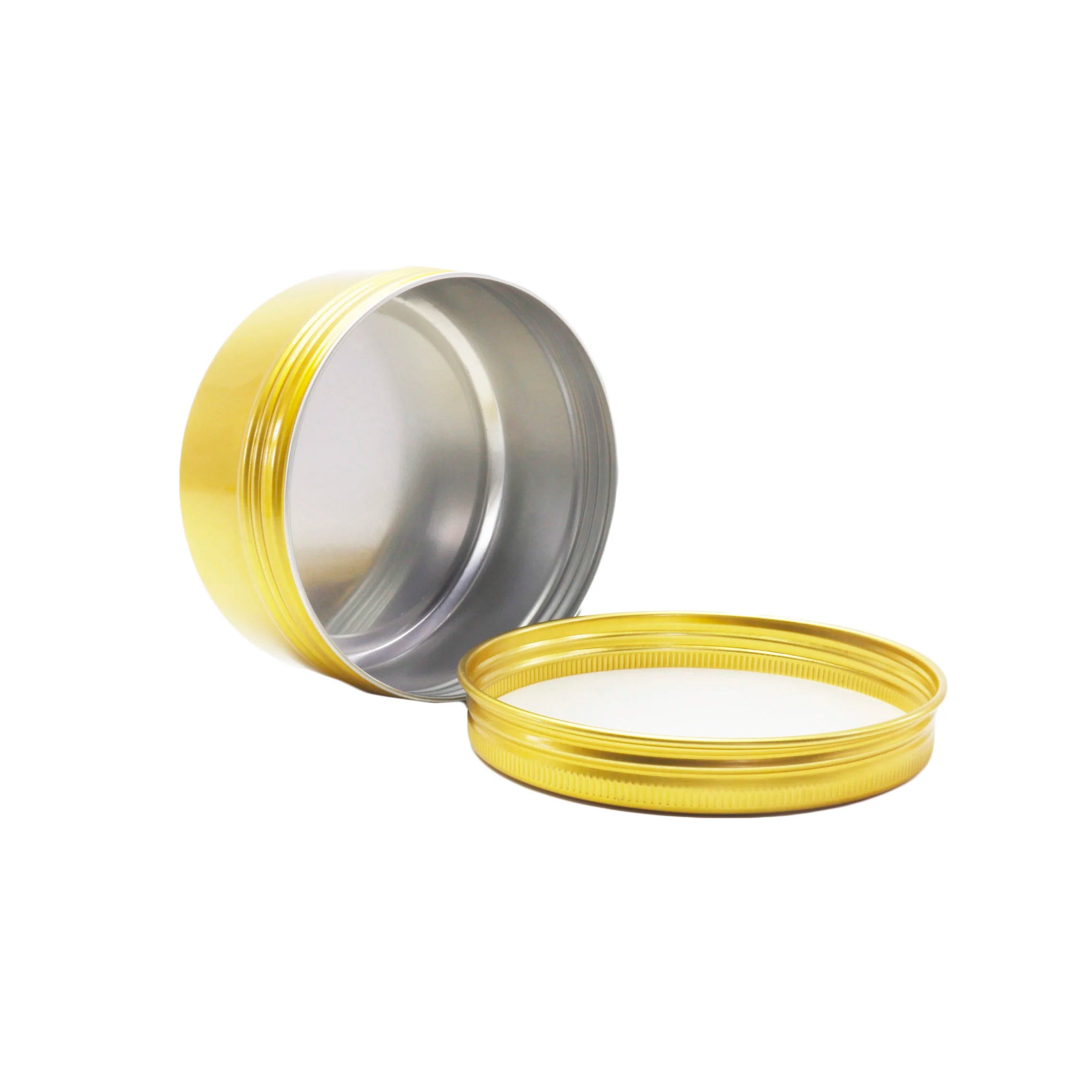10ml Gold Small Metal Aluminum Small Jar Tin Can Container Metal Box Solid Perfume Container - 图片 7