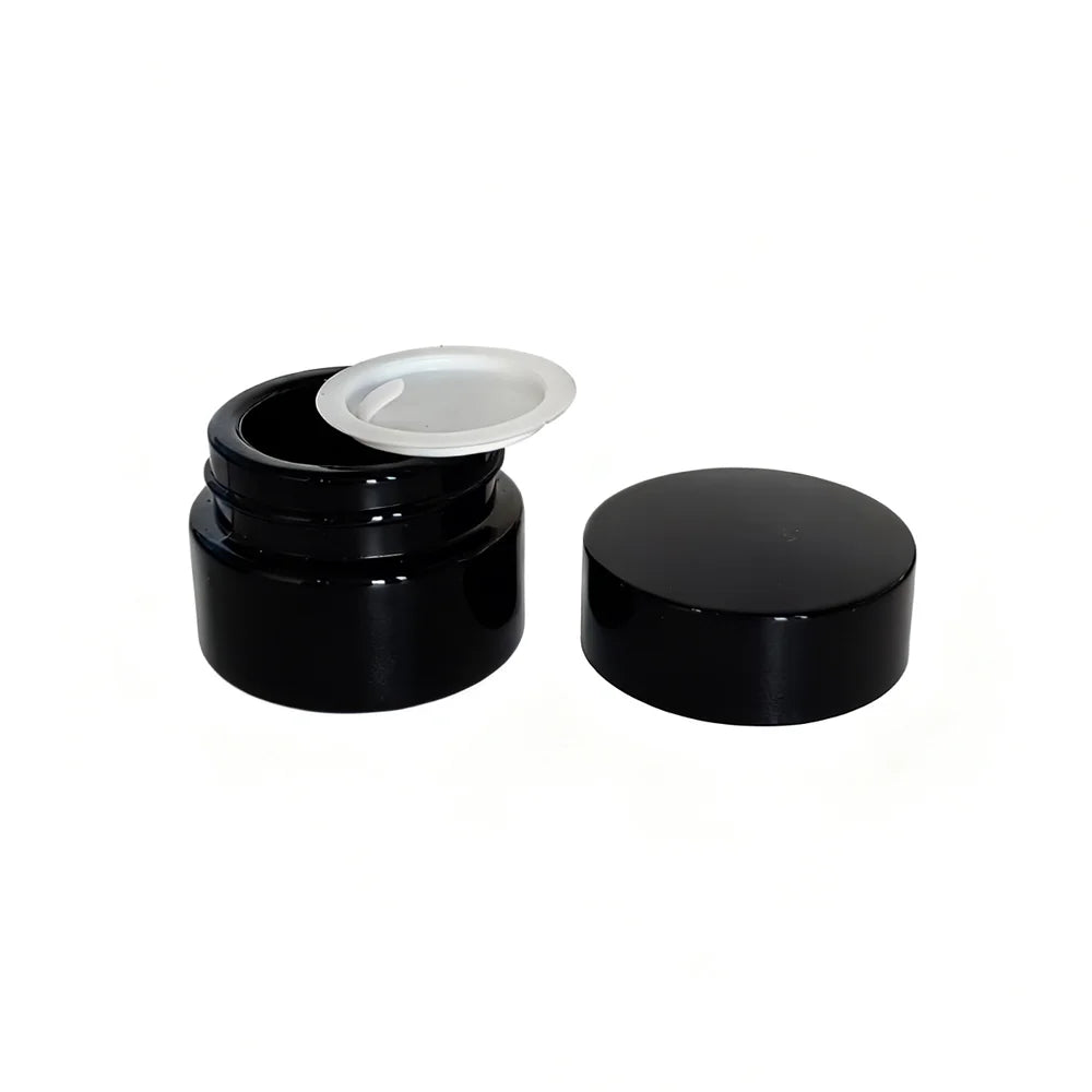 High Qualtity Cosmetic 5g 20g 30g 50g 100g 200g UV Glass Cream Jars with Lids - 图片 4