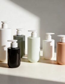 HDPE Custom Shower Gel Bottle 300ML/500ML White Matte for Baby Shampoo Lotion & Face Cream Packaging with Silk Screen Printing