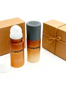High Quality 30ml 50ml Round Glass Roller Bottles with Roll-on for Essential Oils Perfume and Cosmetics