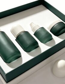Custom Cosmetics Cream Jar 30g 50g 120ml 100ml 50ml 30ml Glass Lotion Serum Pump Bottle Cosmetic Packaging Containers Set