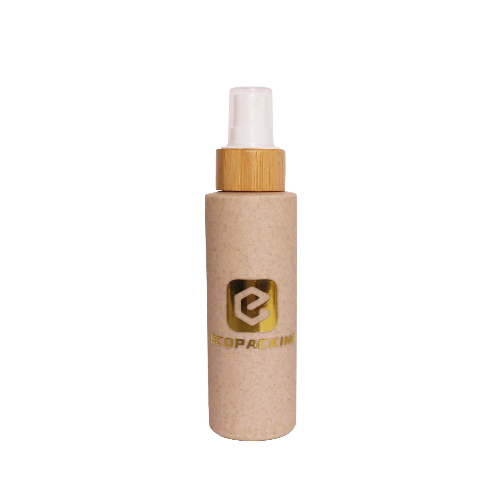 30ml 50ml 100ml 250ml 500ml Cosmetic Plastic Bottles Shampoo Lotion Bottle Wheat Straw Packaging for Skincare F888 - 图片 3