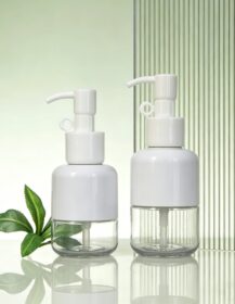 High Quality 80ml 100ml Empty Portable Makeup Remover Cleansing Oil Plastic Pump Bottle for Hair Oil Packaging