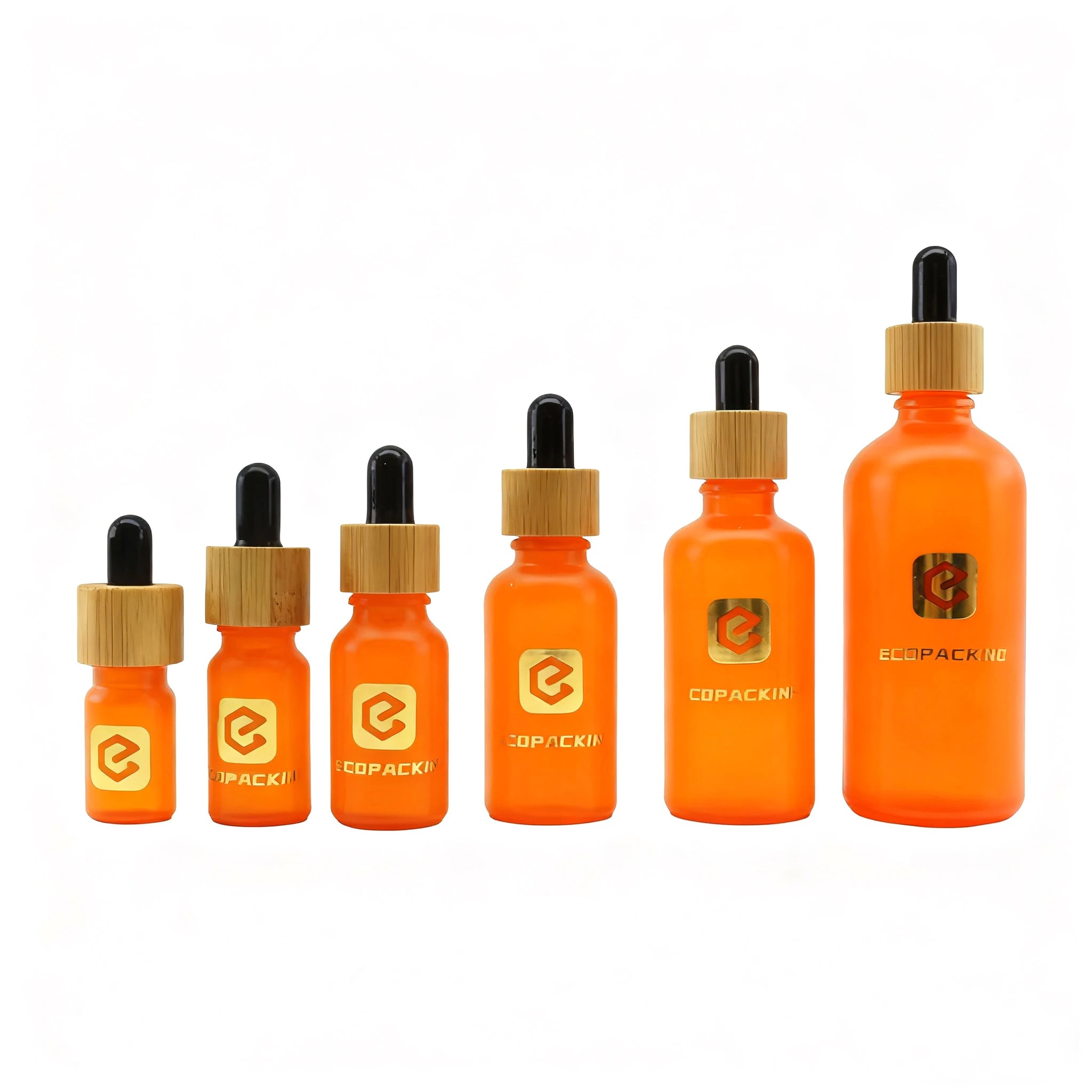 10ml 15ml 20ml 30ml 50ml 100ml Custom Essential Oil Bottle with Bamboo Lid Dropper Glass Bottle - 图片 2