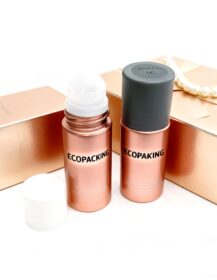 Custom Luxury Empty Stick Deodorant Roll on Bottle 30ml 50ml Roller Container for Deodorant Essential Oil Perfume Bottle