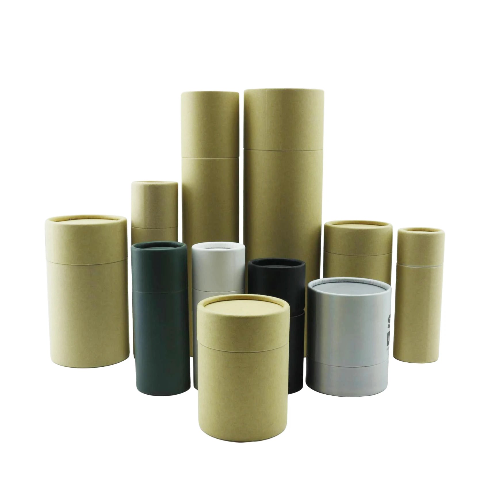 Biodegradable Food Grade Tea Cylinder Packaging Custom Kraft Paper Tube Round Tube FFF8888 - 图片 7