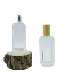 Custom Unique Colored Perfume Glass Bottle 30ml 50ml 100ml Round Empty Glass Perfume Bottle With Lid and Package Box