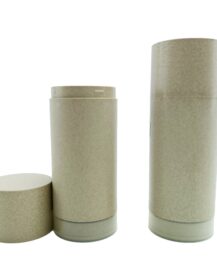 Biodegradable Wheat Straw 15ml 25ml 30ml 50ml 75ml Twist up Deodorant Containers Stick Packaging PLA
