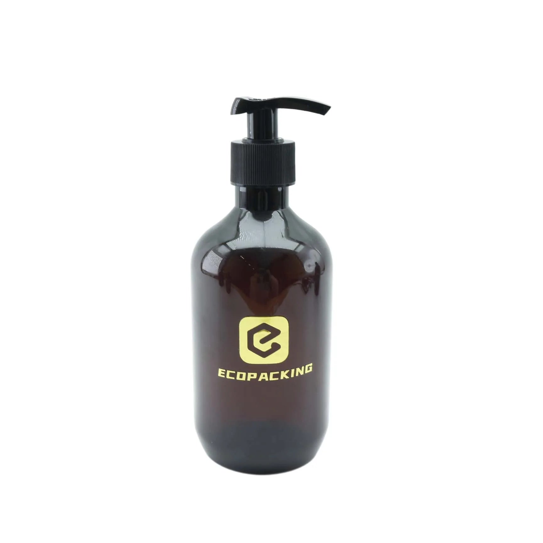 200ml 250ml 300ml 500ml 16oz Amber Shampoo Plastic Bottle Lotion Pump Cosmetic Packaging D888 - 图片 5
