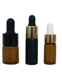 1ml 2ml 3ml 4ml 5ml 6ml 10ml 15ml Small Mini Thin Glass Perfume Essential Oil Tester Spray Roller Roll on Bottle with Paper Box