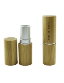 Wholesale 5ml Bamboo Lip Balm Tube Round Custom Lipstick Tubes Luxury Packaging