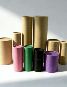 Biodegradable Tube Packaging Cylinder Paper Tube Bottle Tea Packaging Paper Cosmetic Kraft Cardboard Tube Box for Food A888