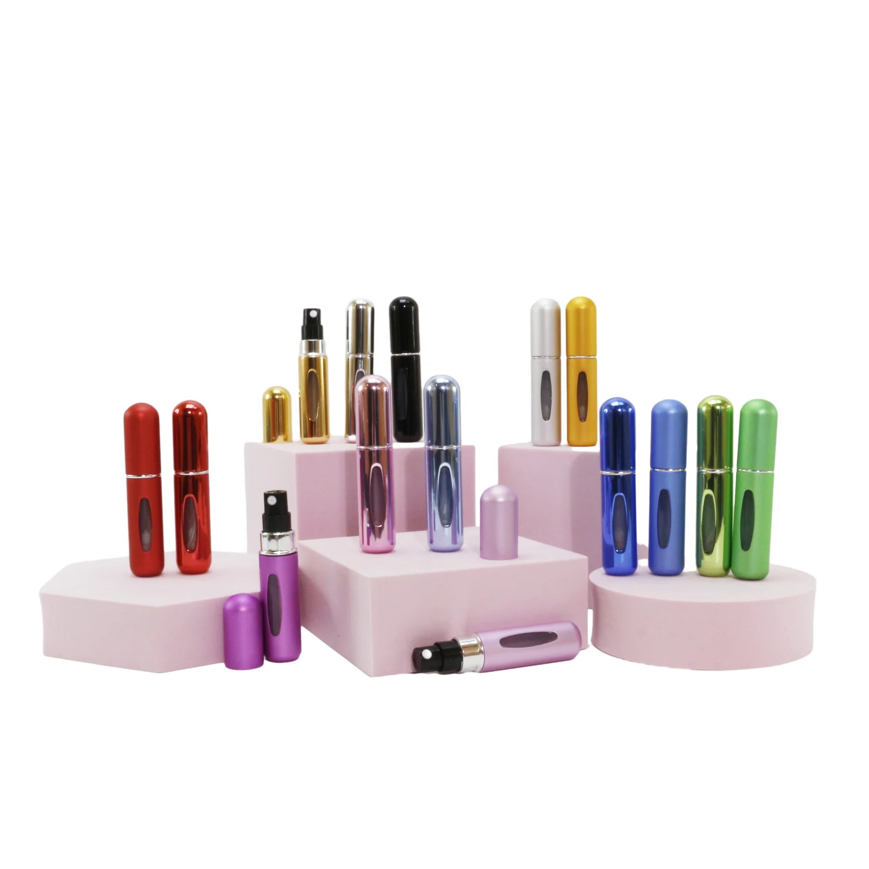 Portable Atomizer Aluminum Spray Perfume Bottle Travel Size 5ml 8ml Refillable Atomizer Perfume Spray Bottle - 图片 7
