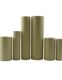 Hot Luxury Printed Tea Coffee Bean Cylinder Packaging Box Biodegradable Packaging Paper Tube Round Cardboard Tube Packaging