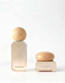 In Stock 50ml Cosmetic Glass Serum Pump Bottle 50g Skincare Packaging Face Cream Jar