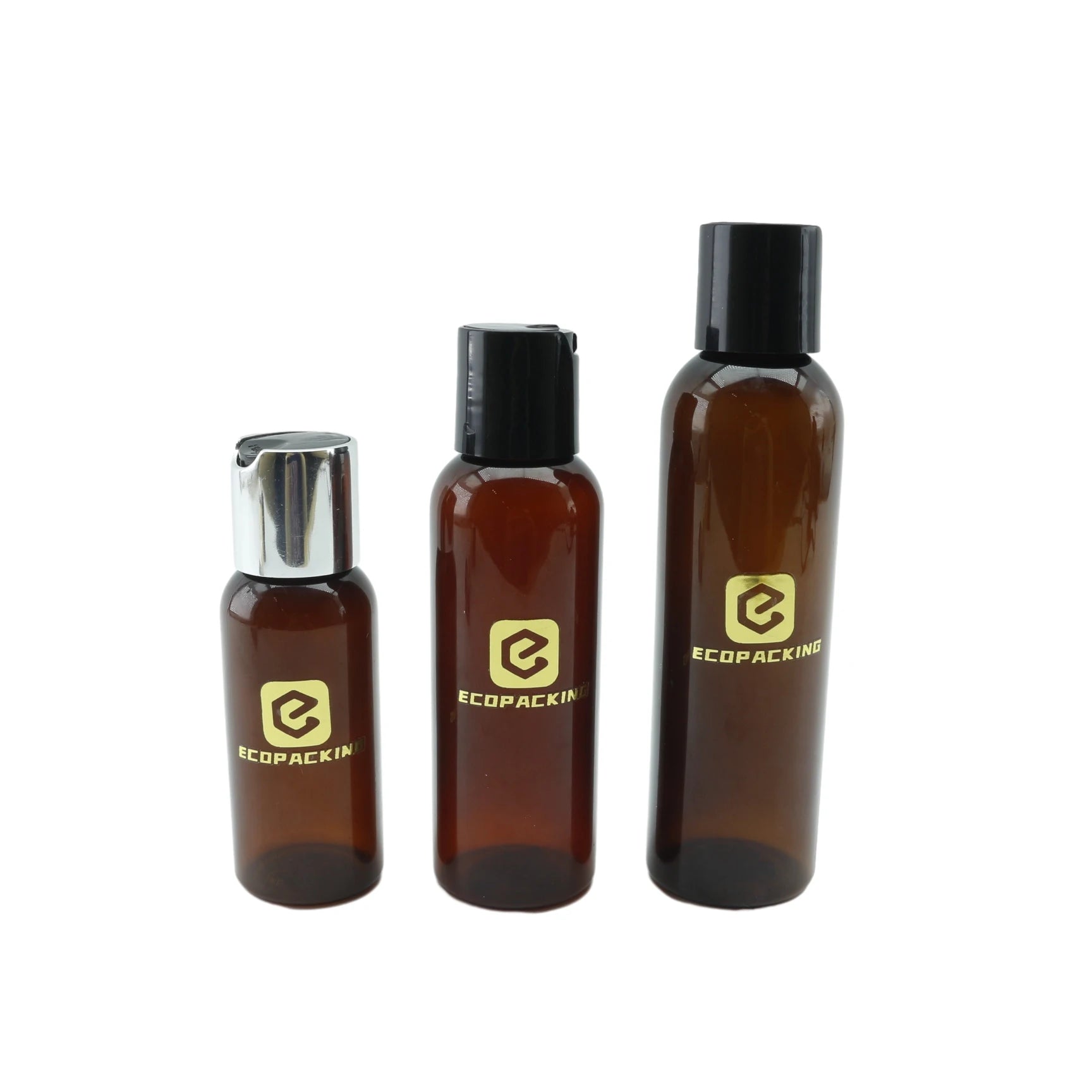 Wholesale 30ml 50ml 60ml 100ml 120ml 150ml 200ml 250ml 300ml 500ml Amber PET Plastic Cosmetic Bottle with Spray Pump Disc Cap - 图片 4