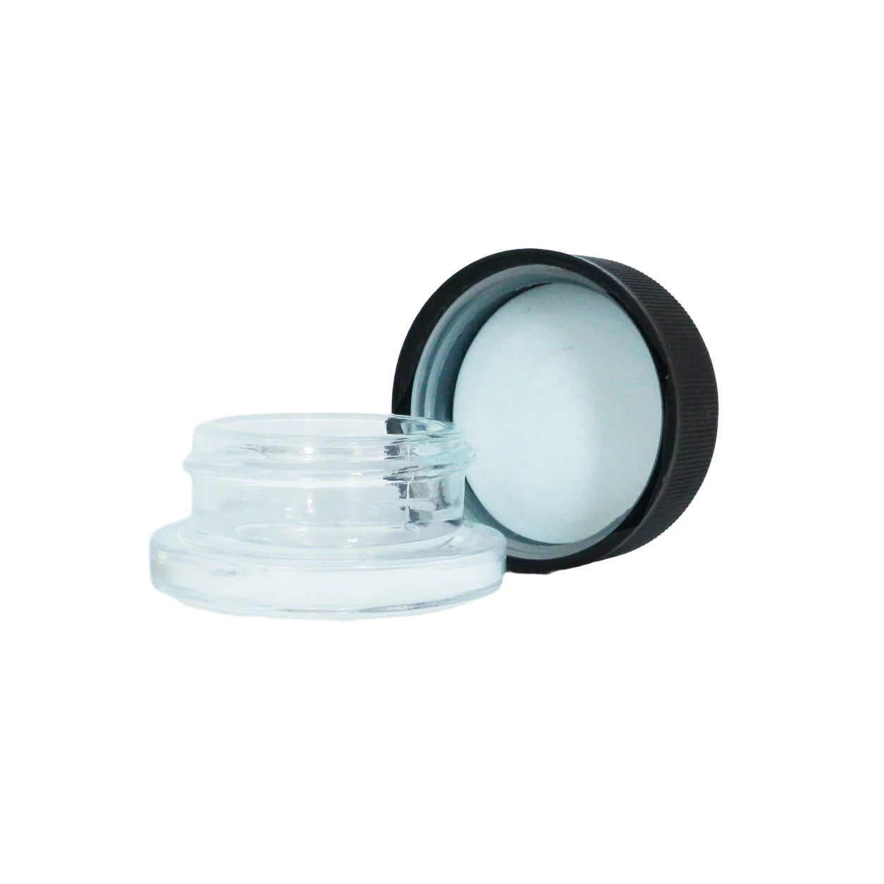 3ml 5ml 7ml 9ml Small Mini Eye Cream Cosmetic Glass Concentrate Jar with Child Resistant Cap Childproof Jar - 图片 3
