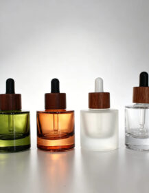 Wholesale Frosted Glass Dropper Bottles Empty 15ml 1oz 30ml 50ml Refillable Containers for Essential Hair Oils