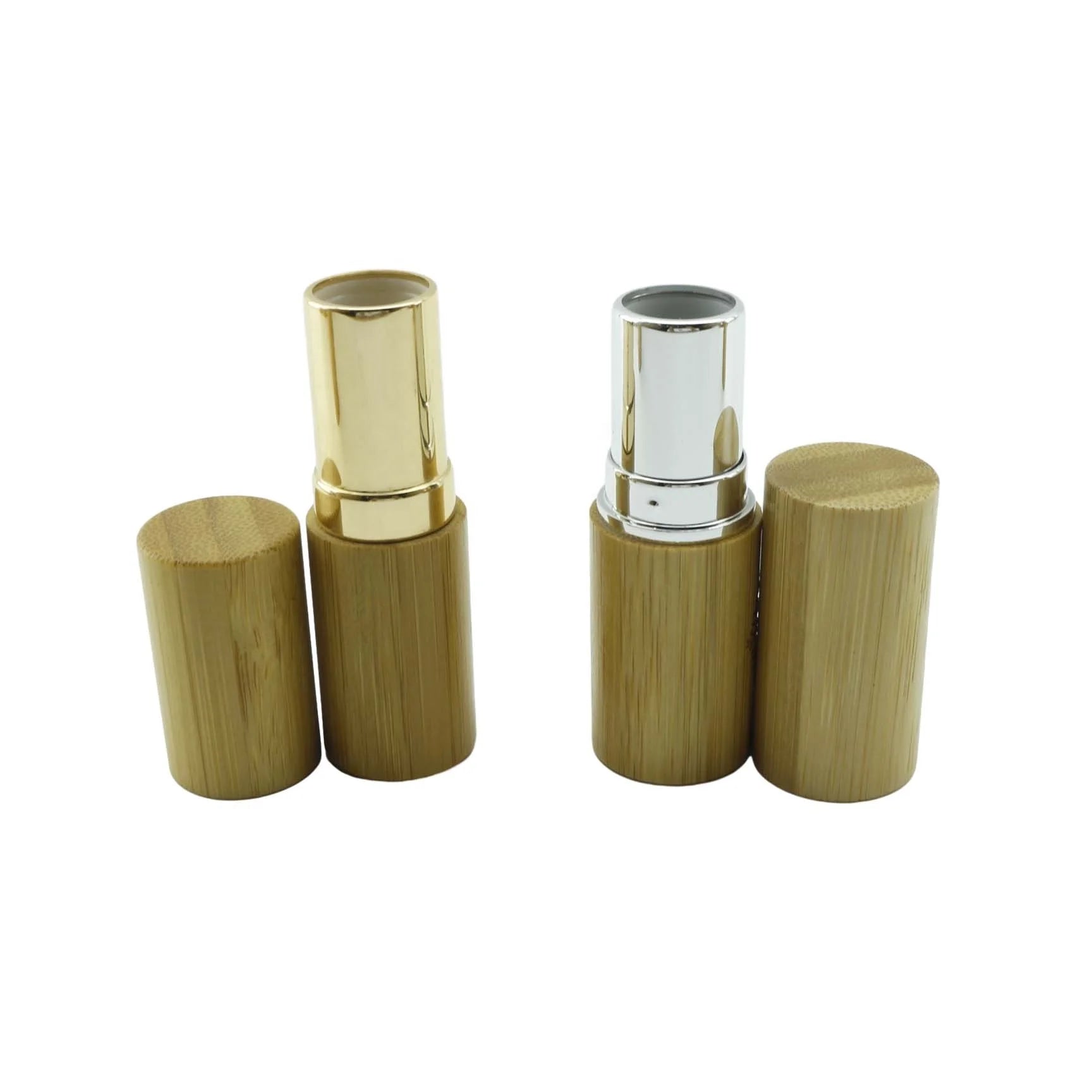 Empty Lipstick Tube Container Luxury Bamboo Slim Lipstick Tube - 图片 2