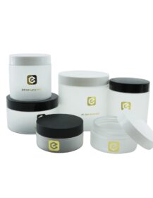New Empty 120ml 250ml 500ml PET Plastic Jar White Matte Cosmetics Face Cream Skin Care Container Jar Packaging for Cream Filling