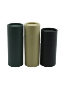 Eco Friendly Custom Design Loose Tea Coffee Bean Round Box Packaging Cylinder Cardboard Food Packaging Box Paper Tube