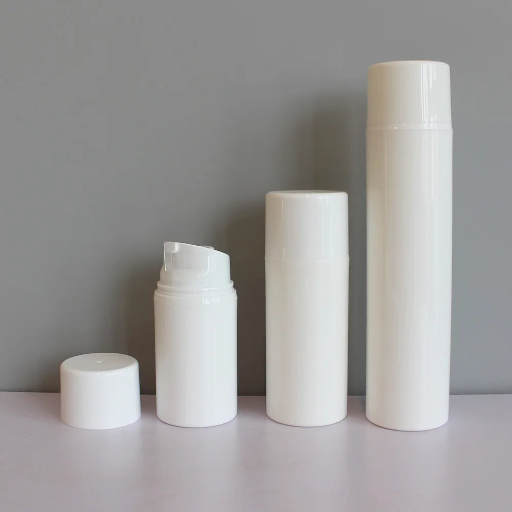 Custom Plastic Lotion Pump Bottle 30ml 50ml 100ml 150ml 200ml Cosmetics Face Skin Care Airless Bottle With Lotion Pump - 图片 3