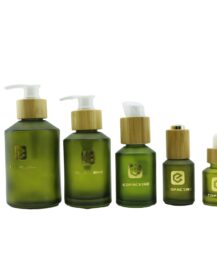 Hot Selling 5ml 15ml 30ml 50ml 100ml Inclined Shoulder Glass Essential Oil Eye Drop Bottle Screw Cap Carton Packed Hot Stamping