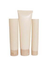 Biodegradable Wheat Straw Plastic Soft Tube Packaging Squeeze for Facial Cleanser Cream Lip Balm Bath Salt