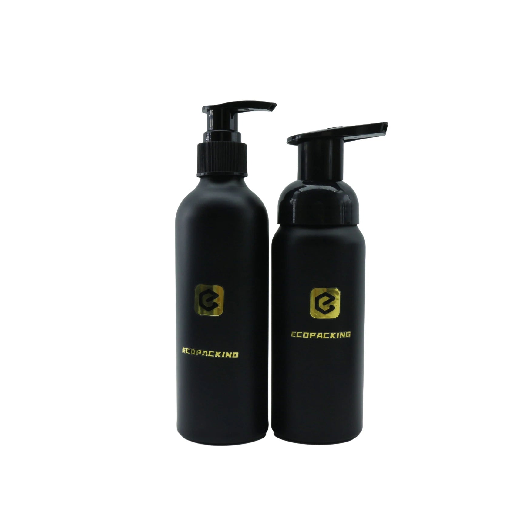 30ml-1000ml Aluminum Pump Bottle Matt Black/Custom Color Pump for Personal Care Liquid Soap - 图片 4