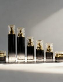 30ml 50ml 100ml 120ml 30g 50g Luxury Glass Empty Cosmetic Packaging Glass Bottles Jars Set