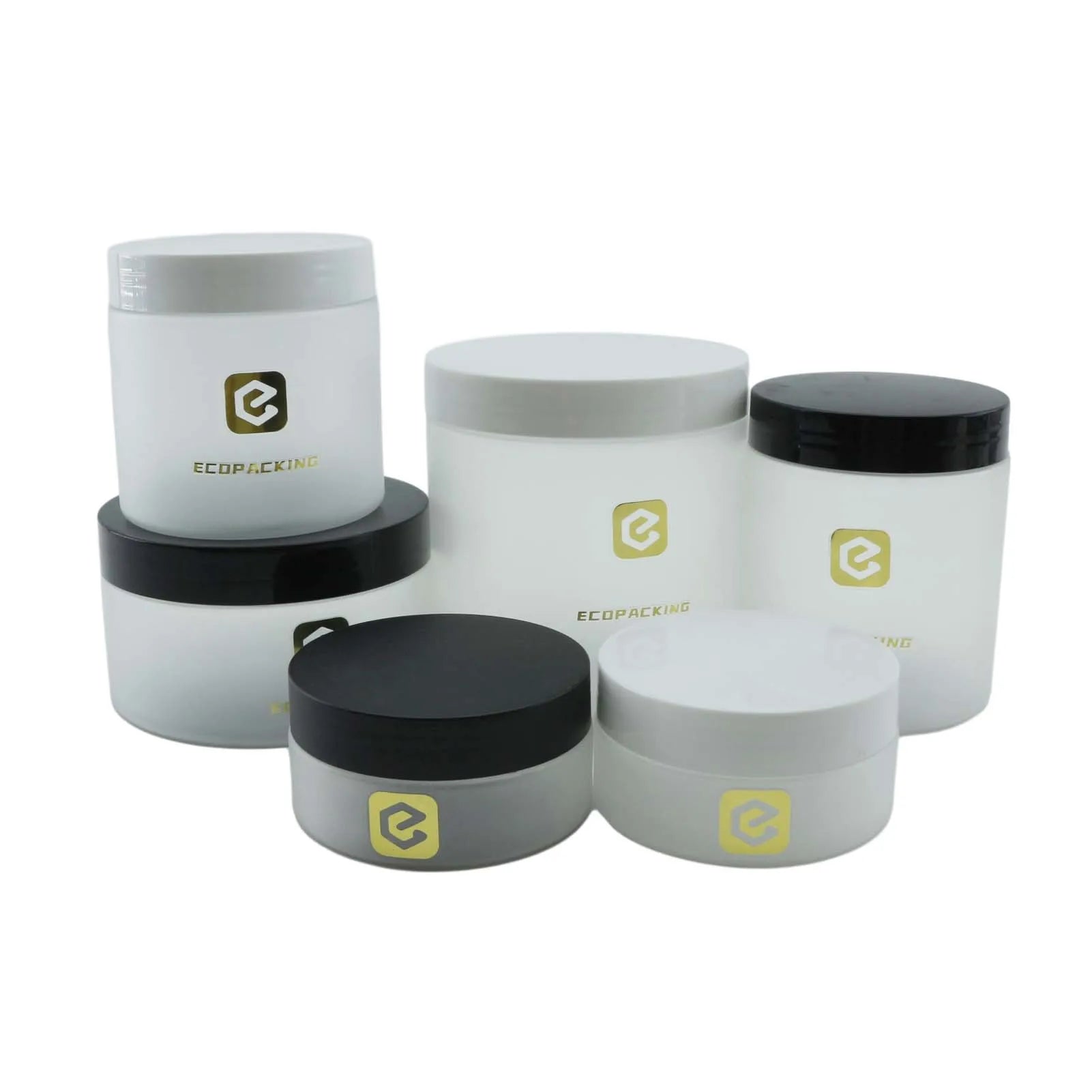 Wholesale Cream Jar 30g 50g 100g 150g 200g 300g 500g 1000g clear Frosted Plastic Jars PET Jar Face Cream Container - 图片 7