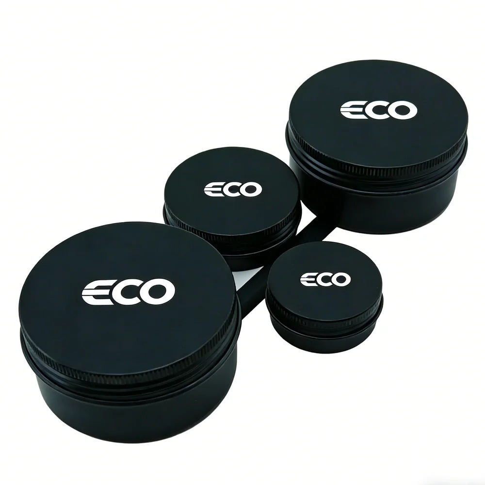 Manufacturer Custom Matte Black Aluminum Jar Tin 5ml 15ml 30ml 50ml 60ml 80ml 100ml 150ml 180ml 200ml 250ml - 图片 4