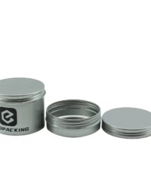 50ml 60ml 80ml 100ml Aluminum Jar Aluminum Tin Candle Tins With Lid for Cosmetics Candle