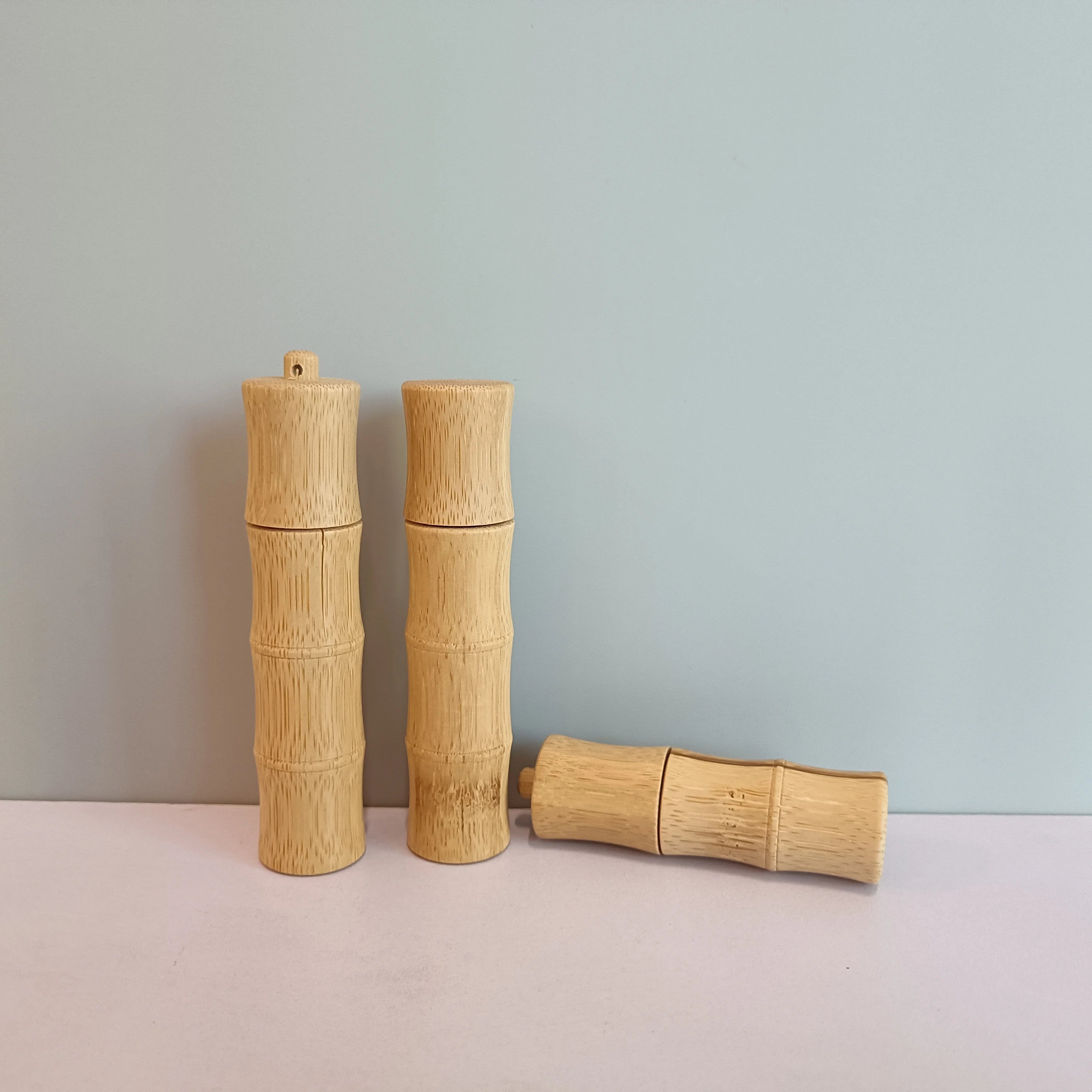 Eco-friendly Cosmetic Bamboo Roll on Essential Oil Empty 5ml 10ml Bamboo Roller Bottle - 图片 3