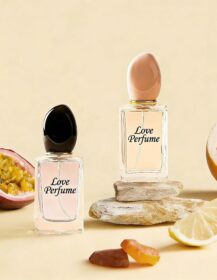 Luxury Refillable Fragrance Container 30ml 50ml 100ml Square Pink Glass Perfume Bottle with Rose Gold Cap C888
