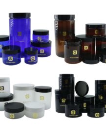 Wholesale 30g 50g 100g 150g 200g 300g 500g 1000g PET Jar Face Cream Container Body Butter Jars Plastic Cream Jar for Cosmetics