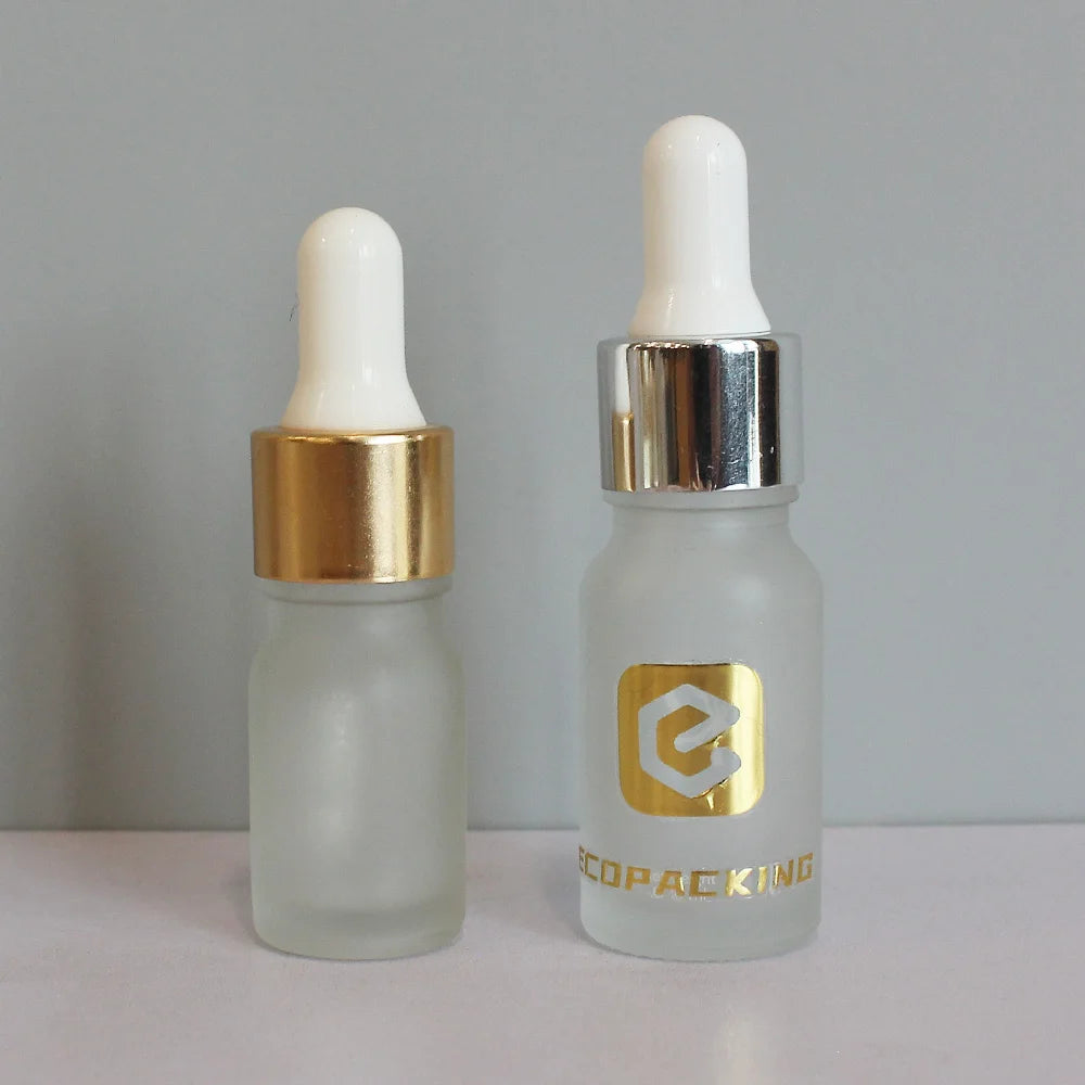 5ml 10ml 15ml 20ml 30ml 50ml 100ml Frosted Cylinder 1oz 2oz 4oz Glass Dropper Bottle for Essential Oil Packaging - 图片 6