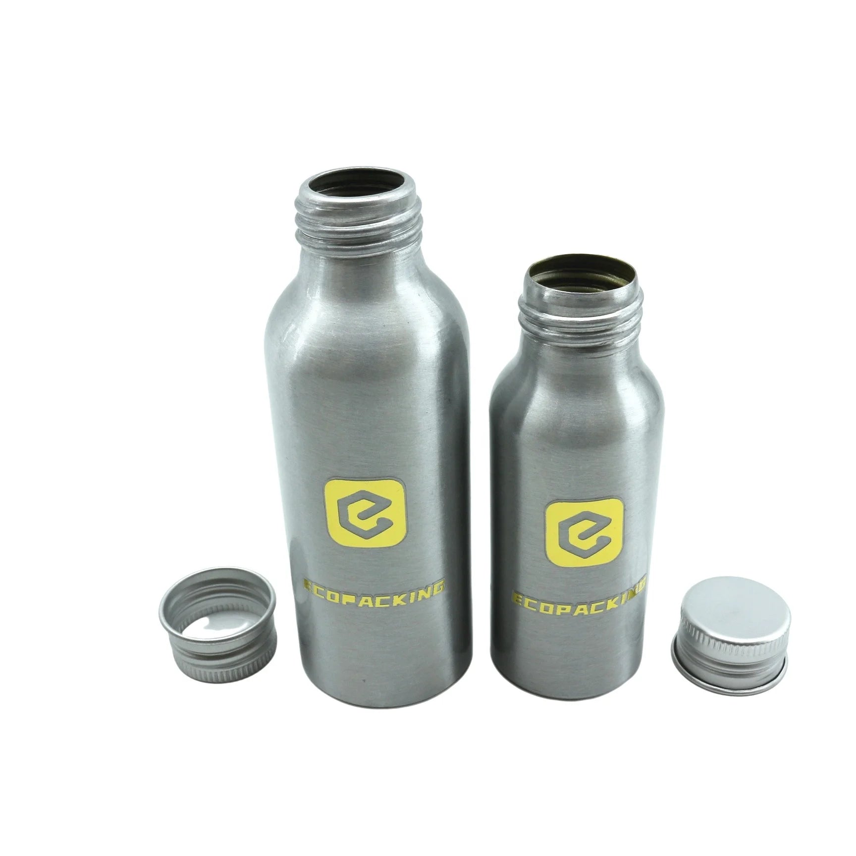 Custom Aluminum Packaging Metal Bottle 50ml 60ml 100ml 120ml 150ml 200ml 250ml Aluminum Bottle With Screw Aluminium Lid R888 - 图片 6
