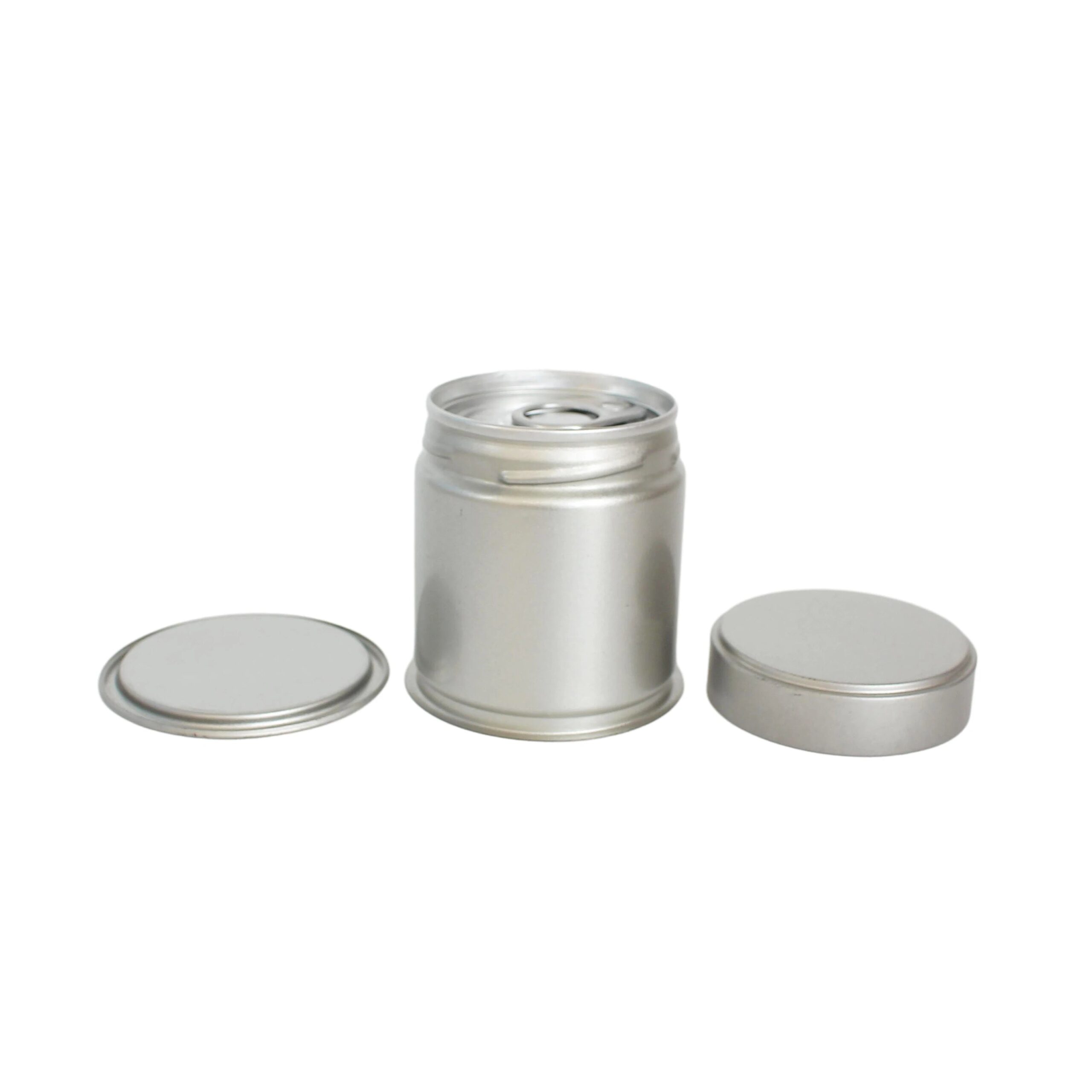 Custom Matt Finish OEM Empty air Tight Food Grade Empty Coffee Bean Matcha Powder Loose Tea Powder Tin Can Tin Box 30g 40g 50g - 图片 2
