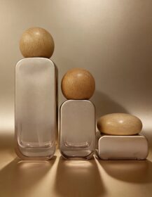 50g Glass Cosmetic Packaging Empty Bottles for Eye Cream & Lotion with Lotion Pump Square Shape