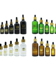 White Black Green Amber Blue clear Cosmetic Essential Oil Glass Bottle with Dropper 5ml 10ml 15ml 20ml 30ml 50ml 100ml