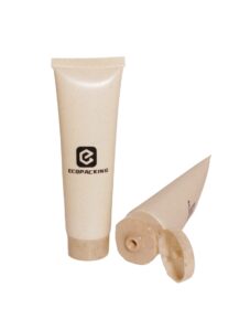 Eco Friendly Plastic Cosmetic Wheat Straw Facial Cleanser Hand Eye Cream Squeeze Tube