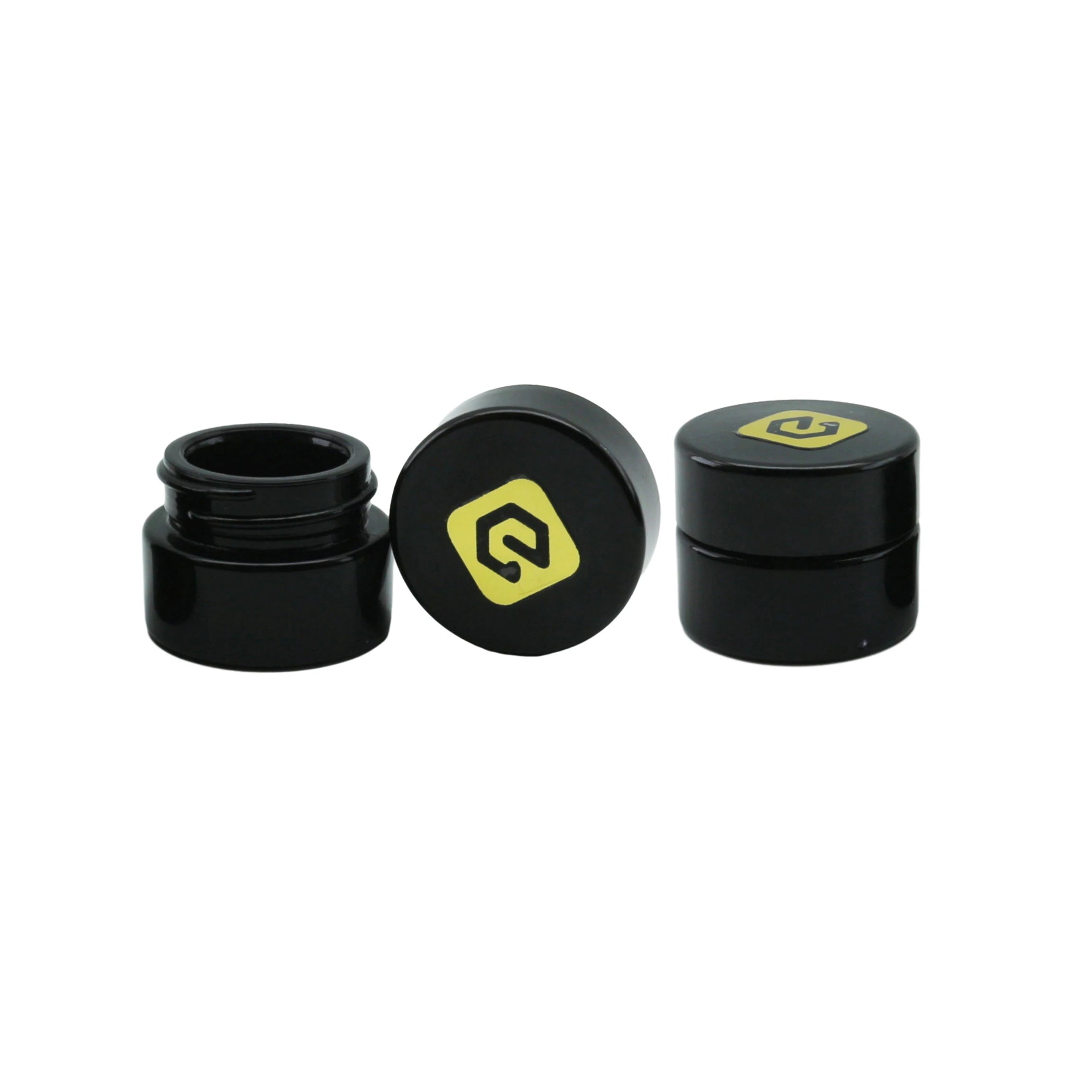 Concentrate Container Eye Cream Uv Black 5ml 5g Glass Jar D888 - 图片 4