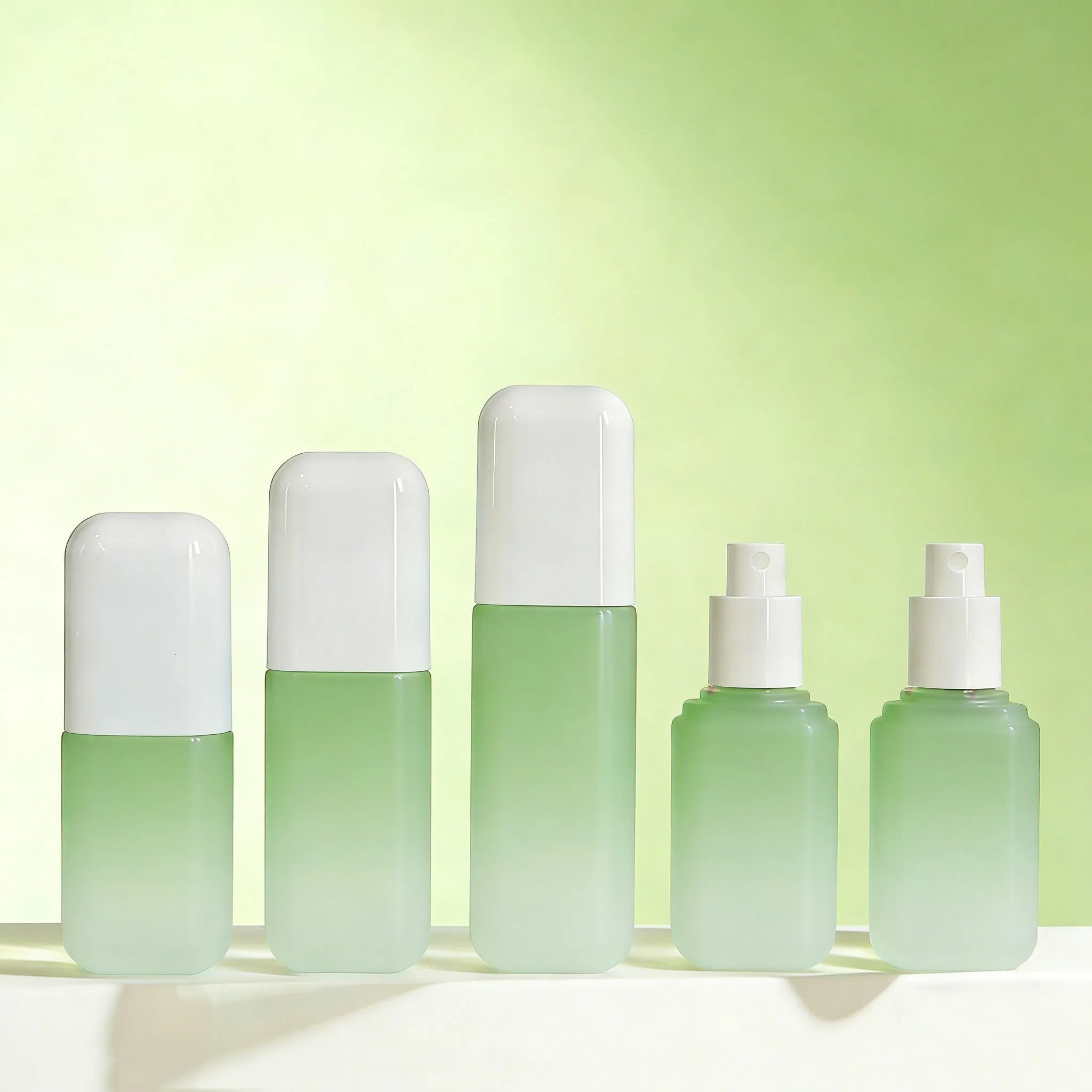 Refillable PET Empty Containers Square Lotion Pump Bottle Mist Spray Bottle Dropper Bottle Combo - 图片 6