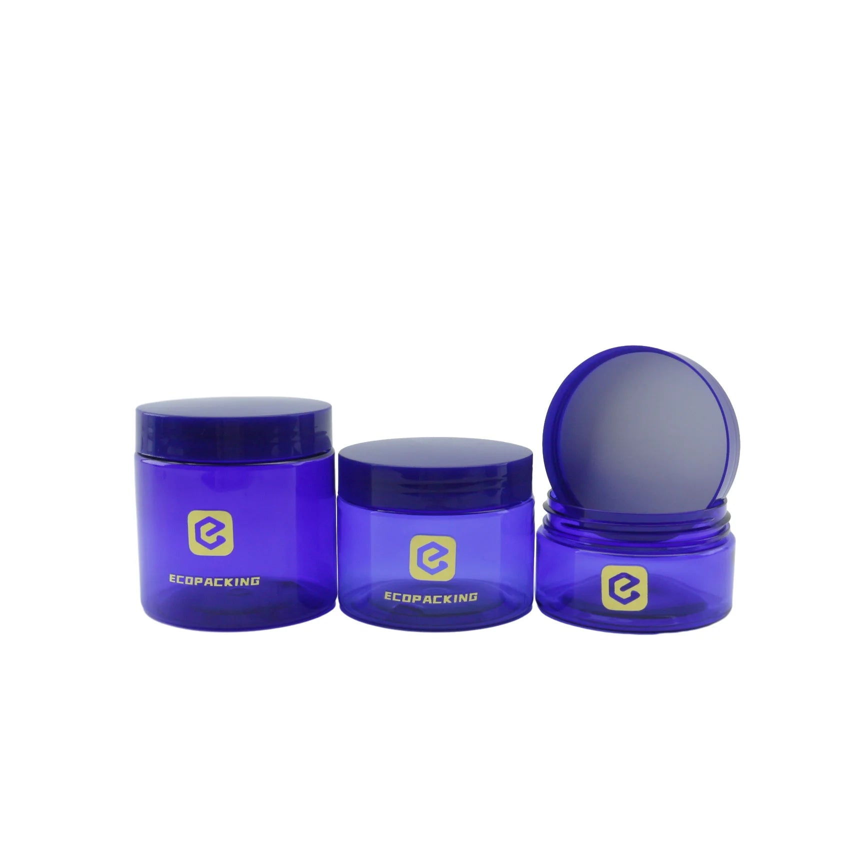 30ml 50ml 100ml 120ml 150ml 200ml 250ml Plastic Jar Black White Amber PET Cream Jars with Lids for Skincare Packaging F888 - 图片 5