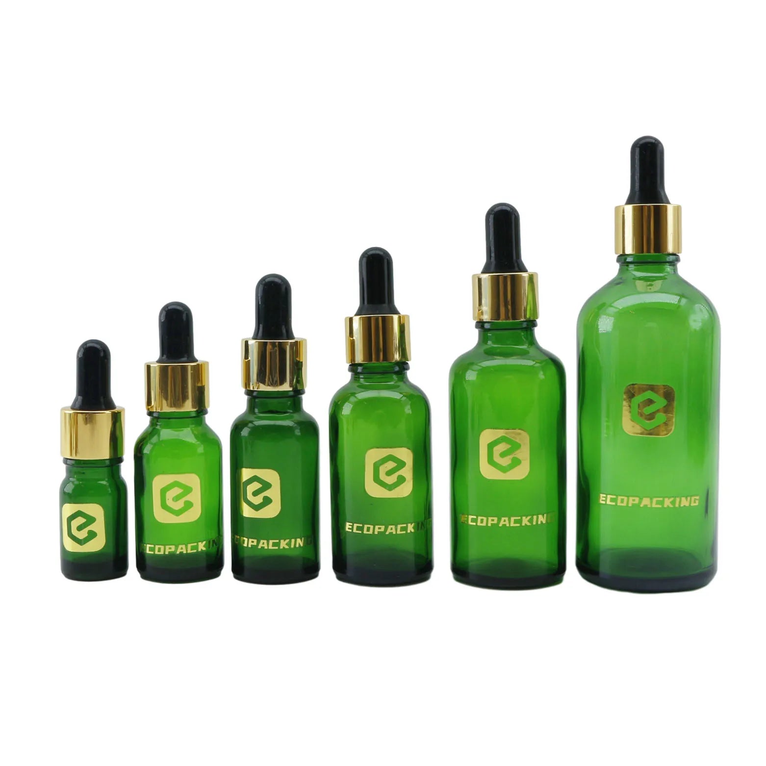 Wholesale Black Glass Essential Oil Bottle 5ml 10ml 15ml 20ml 30ml 50ml 100ml Serum Dropper Bottle - 图片 9
